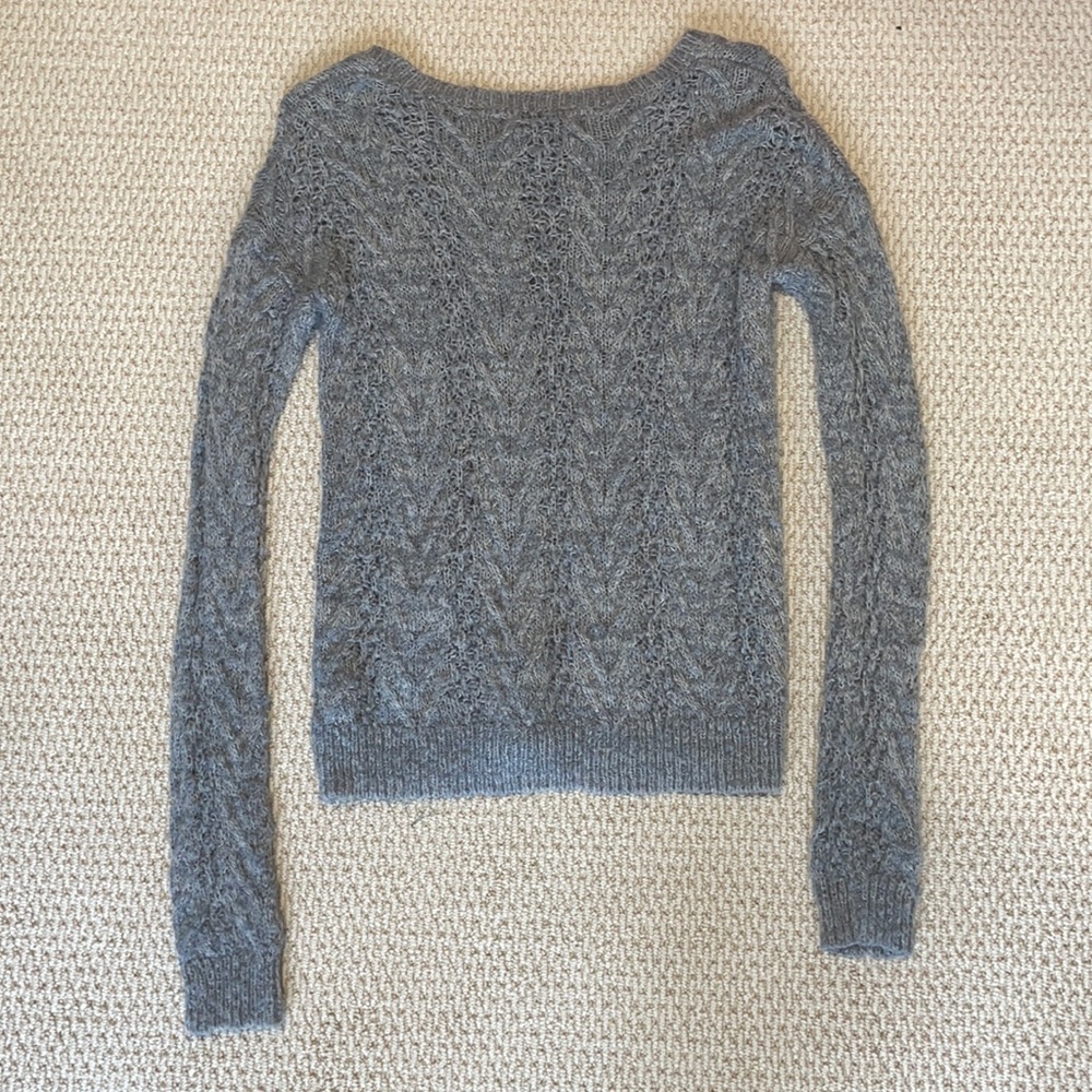 Grey Knit Sweater